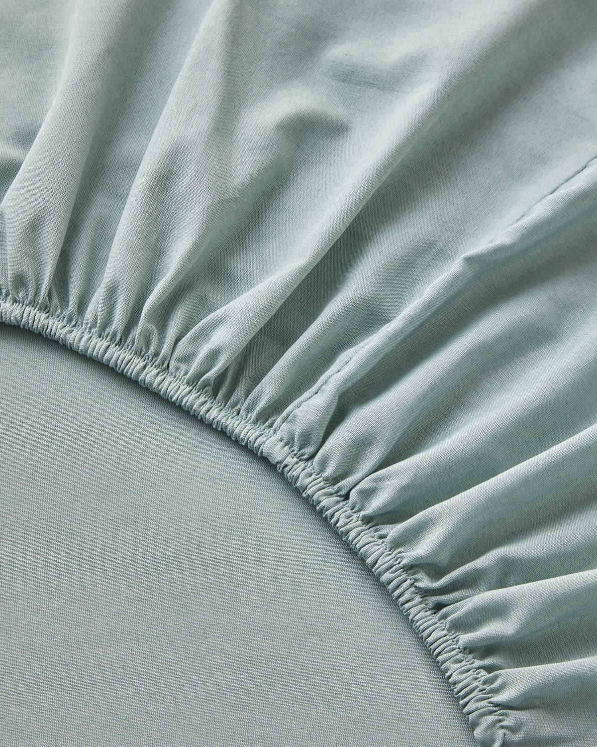 Modern Strip Kolay Ütülenir Çift Kişilik Nevresim Takımı 200x220 cm Yeşil