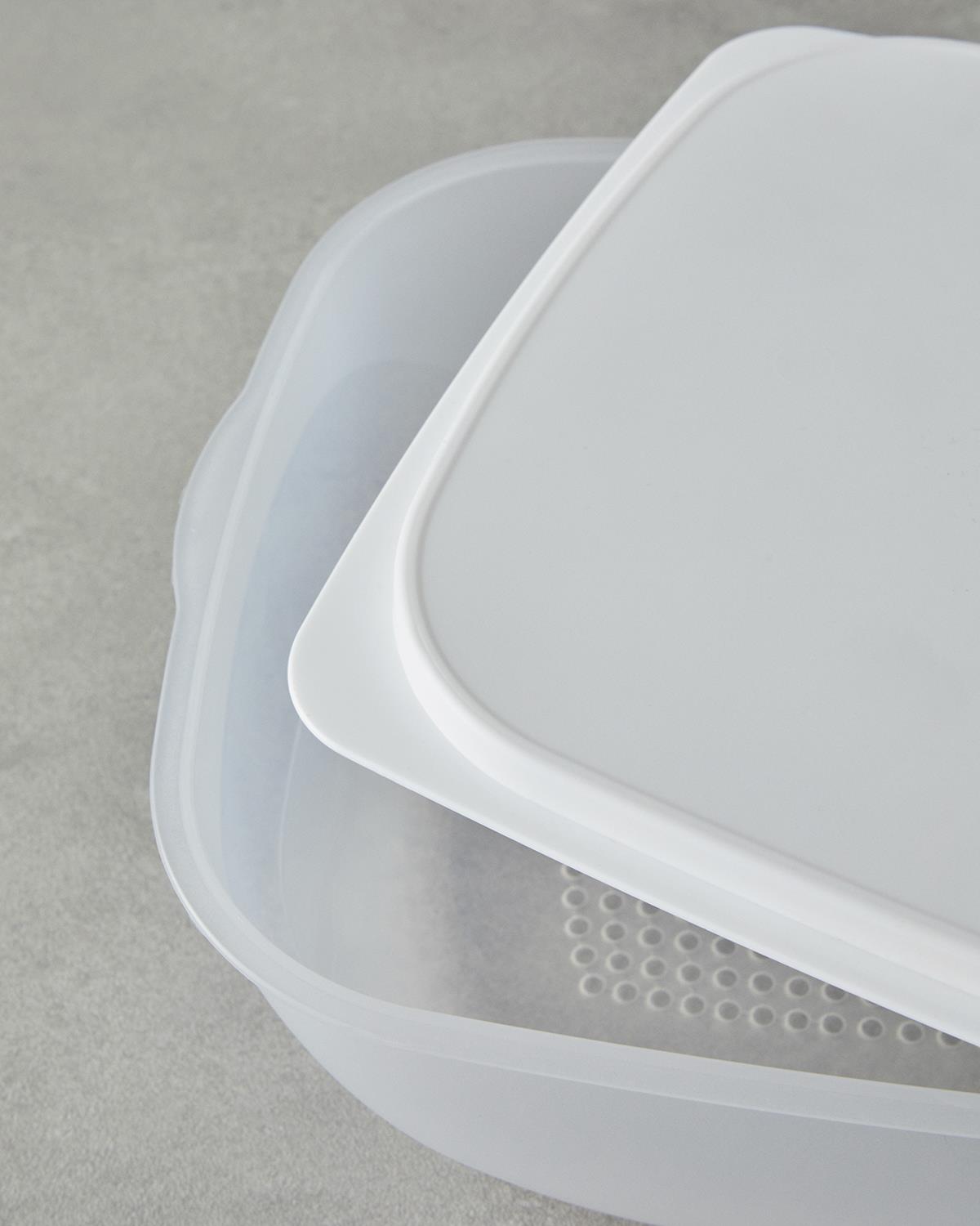 Morgan Plastik Saklama Kabı 30x21,5 cm Beyaz