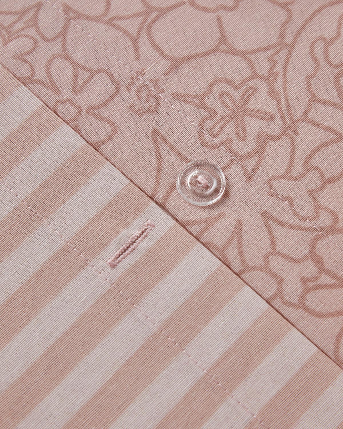 Mosaic Blossom Kolay Ütülenir Tek Kişilik Nevresim Takımı 160x220 cm Pembe