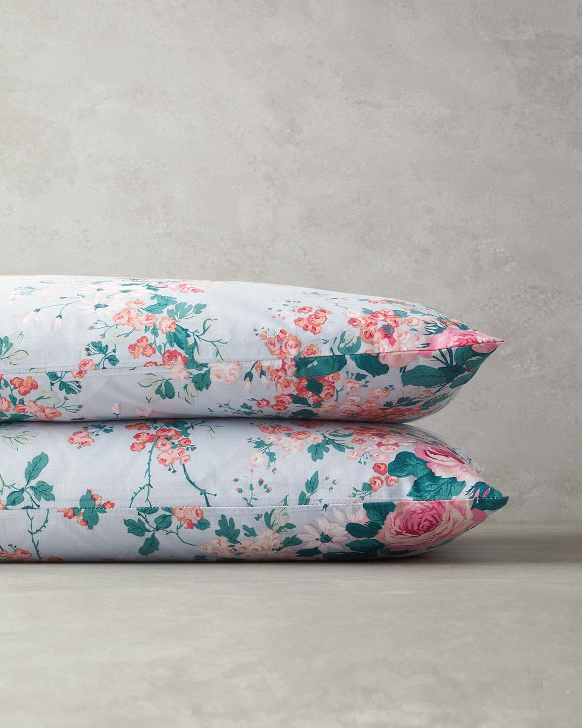 Mystic Rose 2'Li Yastık Kılıfı Mavi