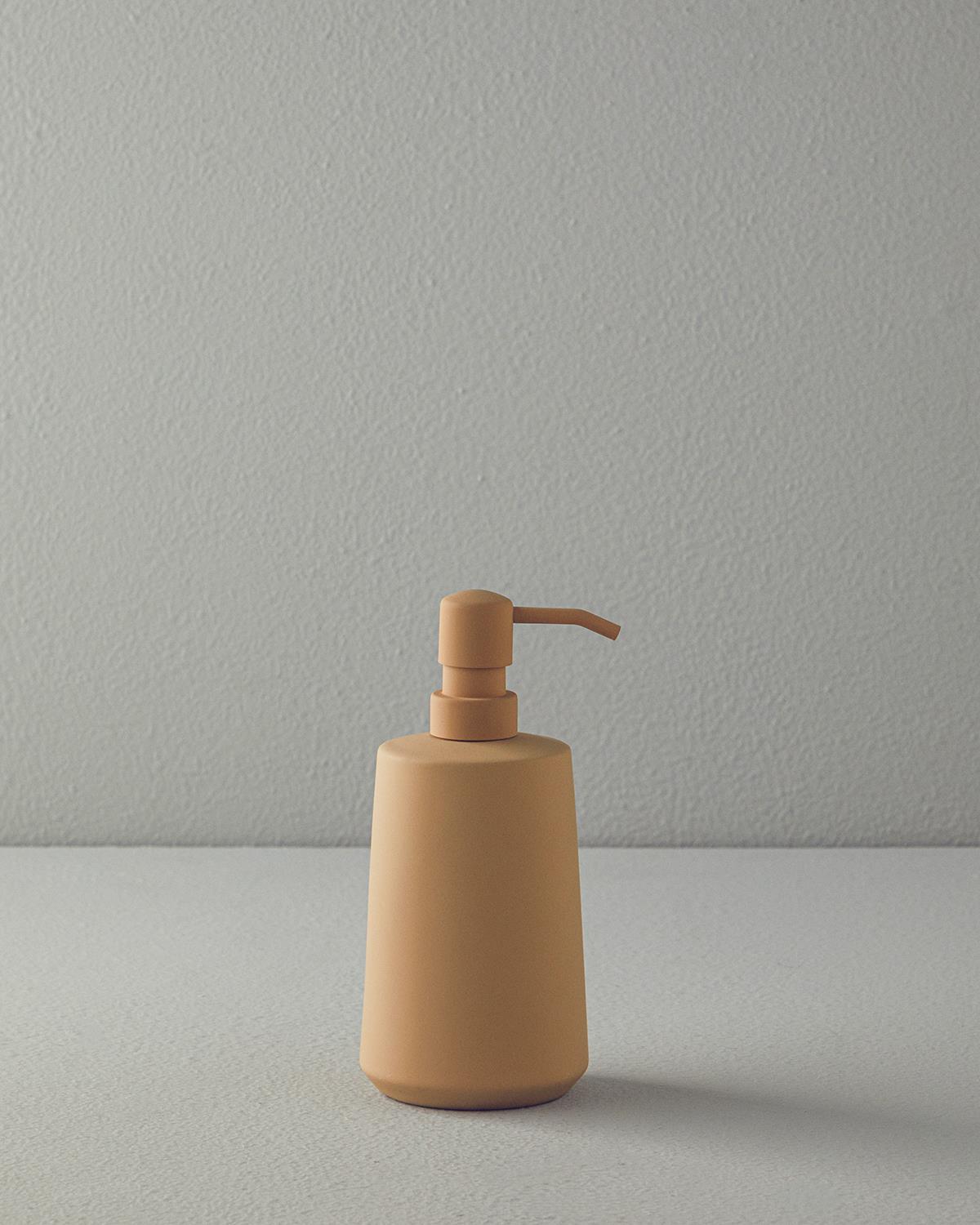 Natura Modern Seramik 2'li Banyo Seti Bej
