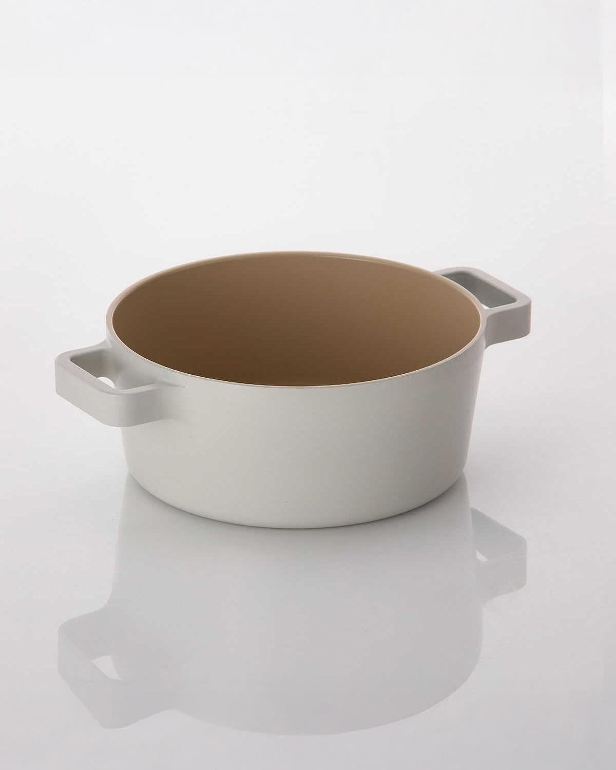 Neoflam Fika Alüminyum Döküm Tencere 18 cm Bej