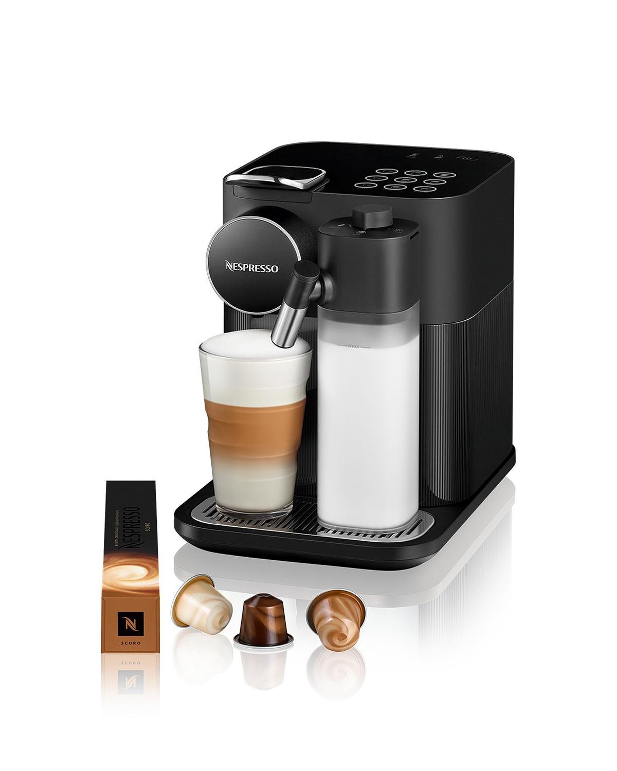 Nespresso F541 Gran Latissima Süt Çözümlü Espresso Makinesi Siyah