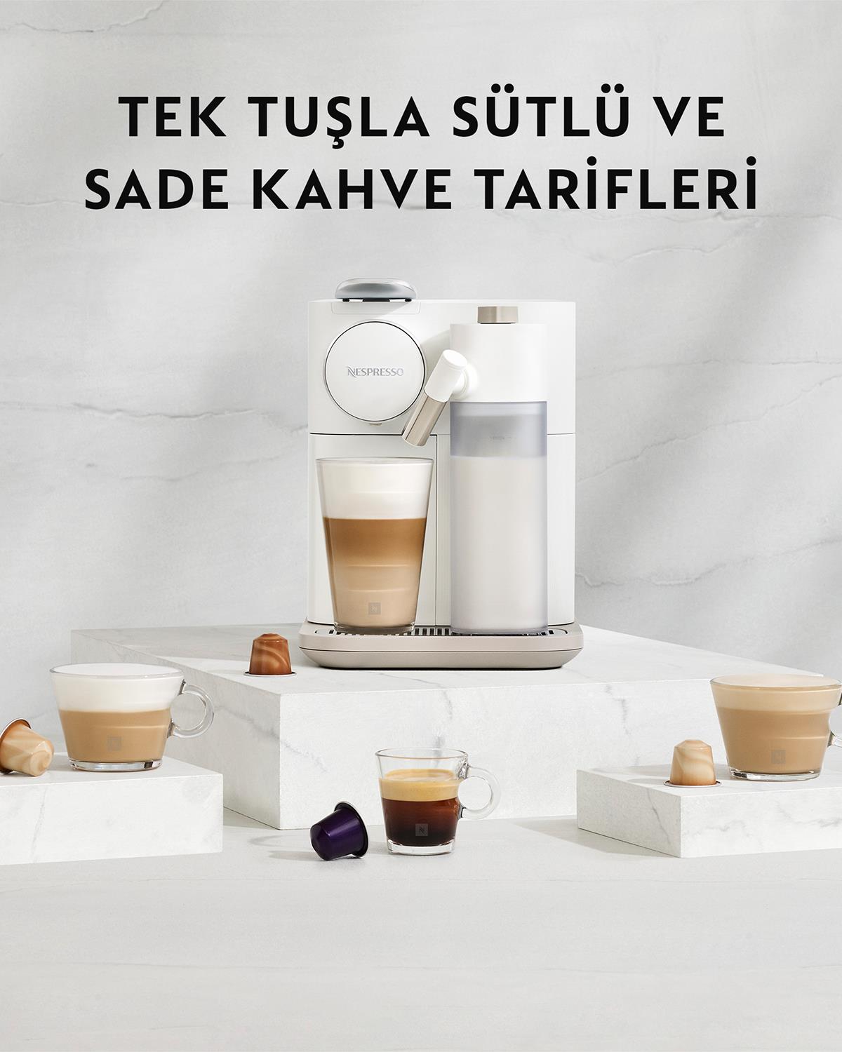 Nespresso F541 Gran Latissima Süt Çözümlü Espresso Makinesi Siyah