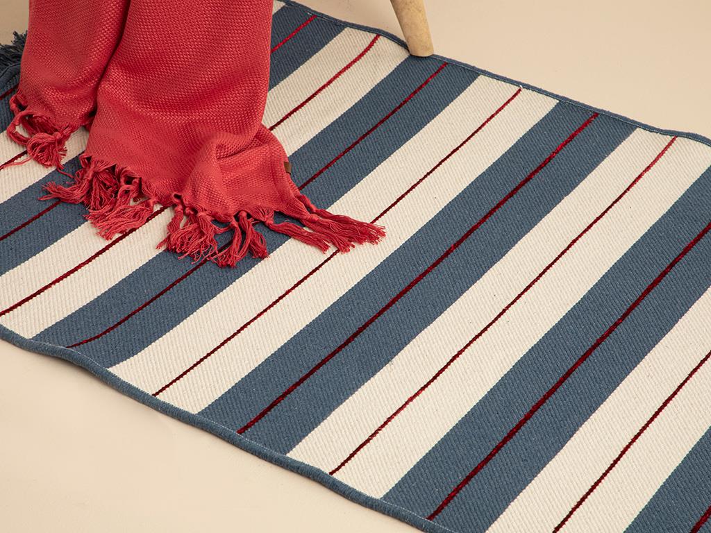 Nikky Dokuma Şönil Kilim İndigo