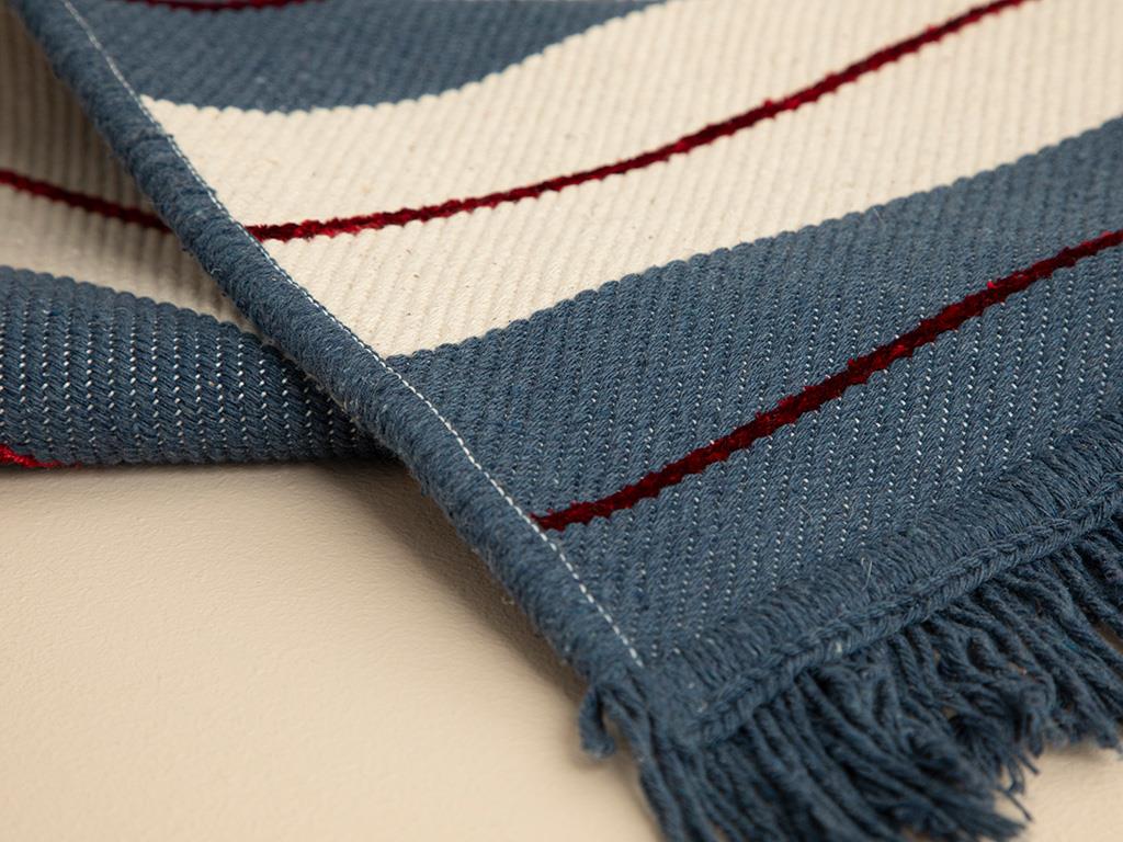 Nikky Dokuma Şönil Kilim İndigo