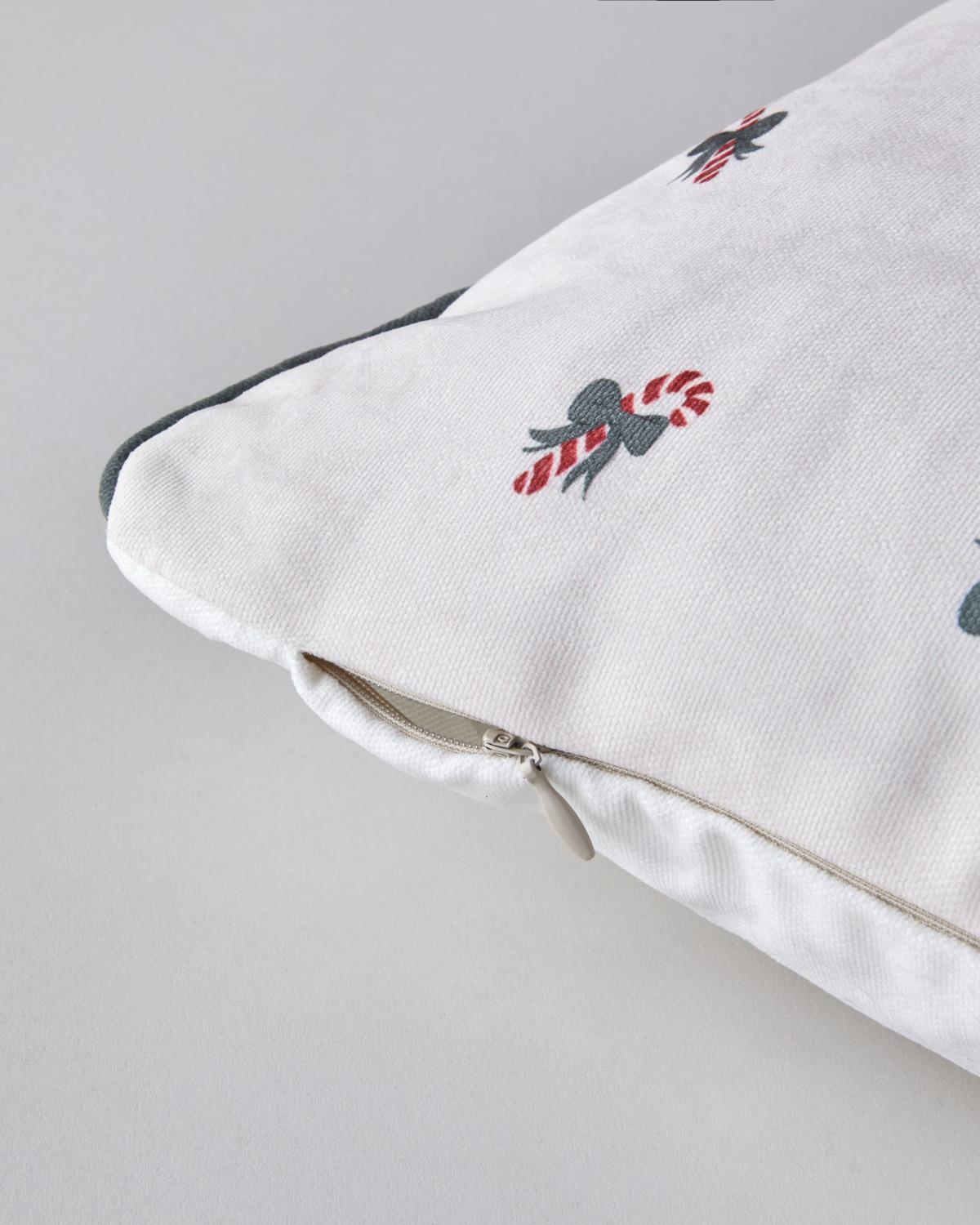 Noelia Kırlent Kılıfı 45x45 cm Kırmızı