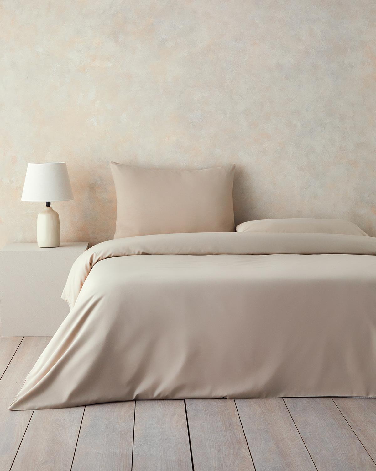 Nova Premium Soft Cotton Tek Kişilik Nevresim Takımı Bej