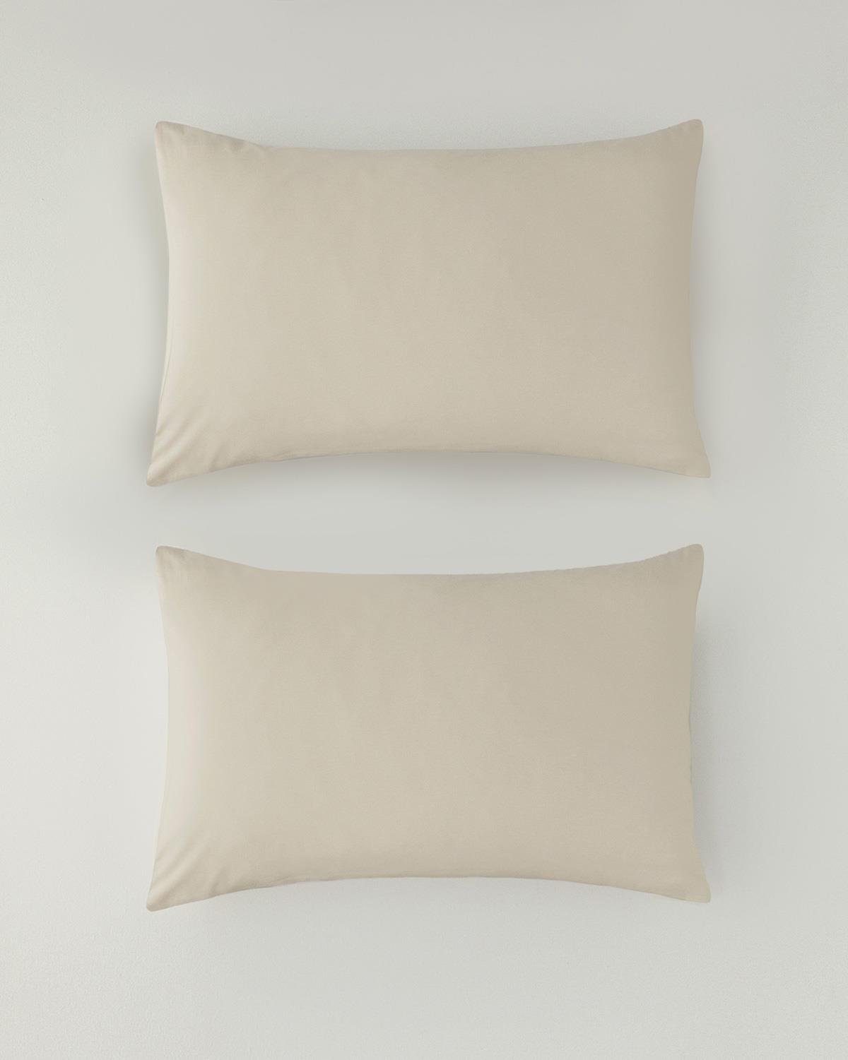 Novella Premium Soft Cotton 2'li Yastık Kılıfı 50x70 cm Krem