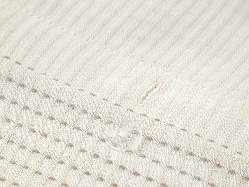 Ode Şönil İplikli İpliği Boyalı King Size Nevresim Takımı Bej