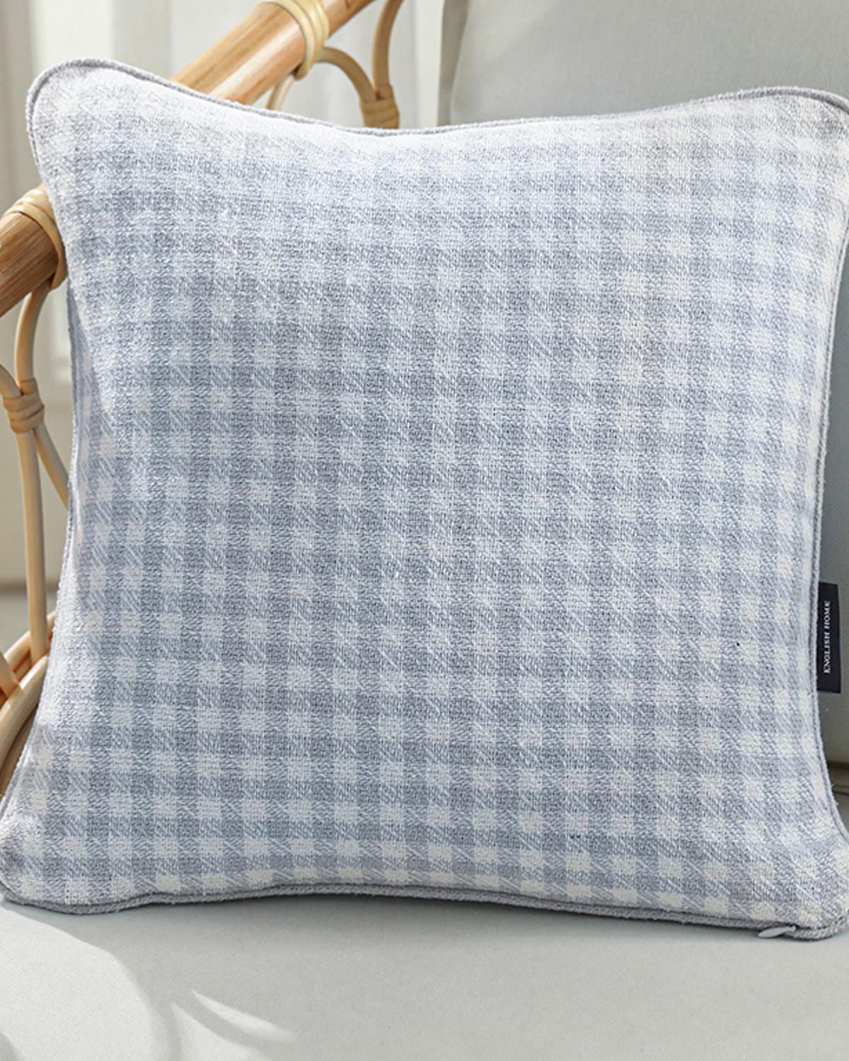 Odesa Dokuma Kırlent Kılıfı 42x42 cm Bebe Mavi