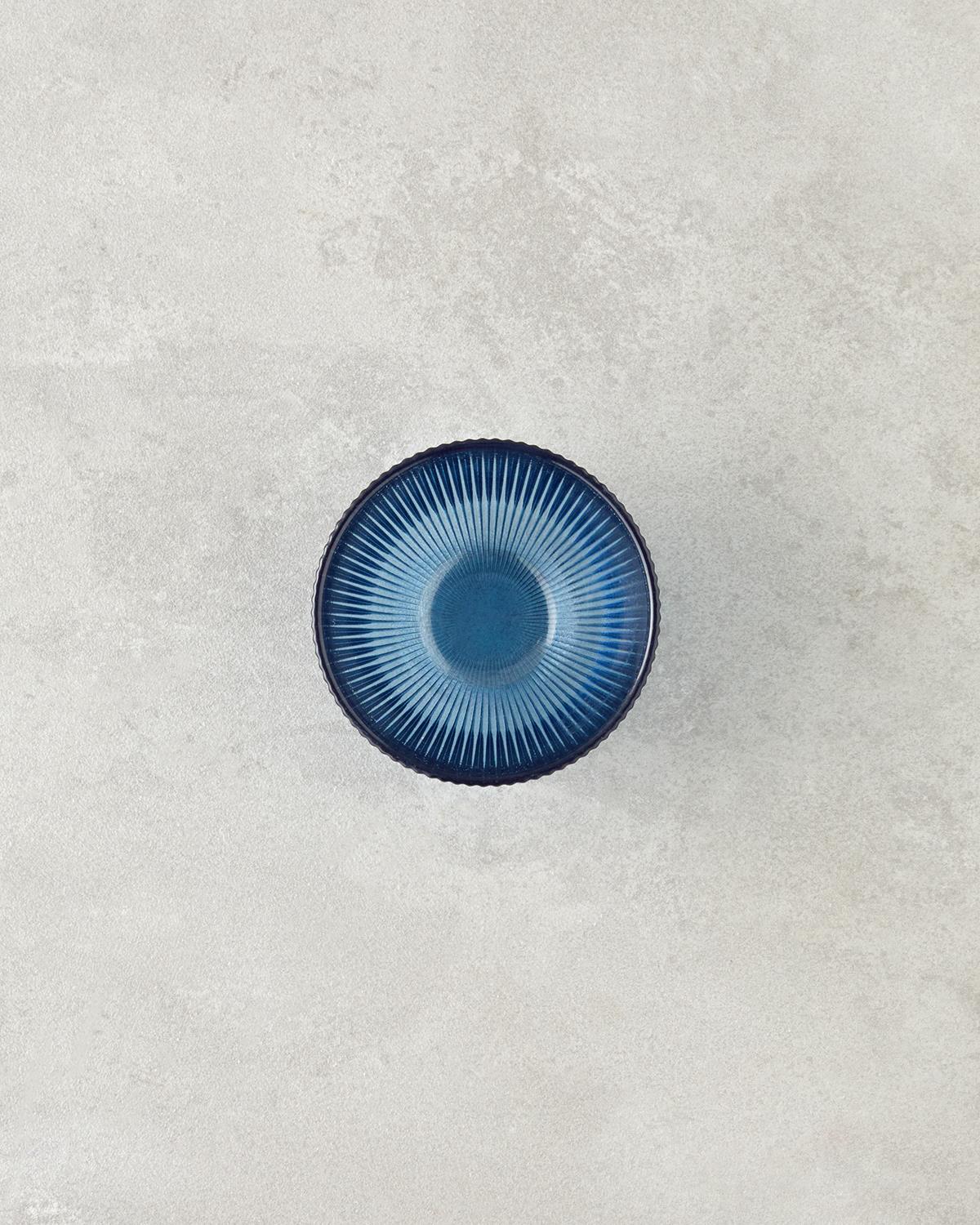 Olith Cam Çerezlik 9 cm Mavi