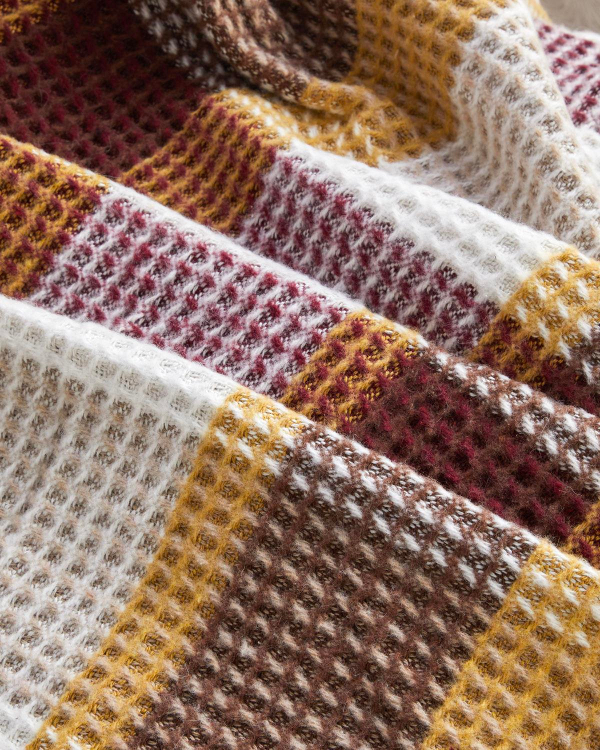 Olive Koltuk Şalı 130x170 cm Multicolor