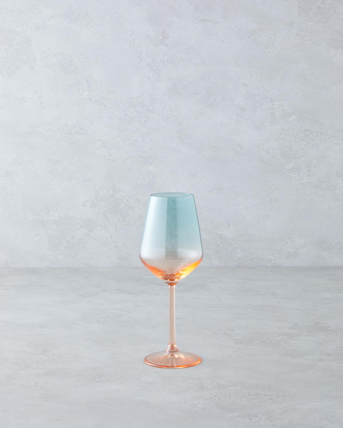 Paradise Cam 3'lü Kadeh 350 ml Yeşil-Pudra