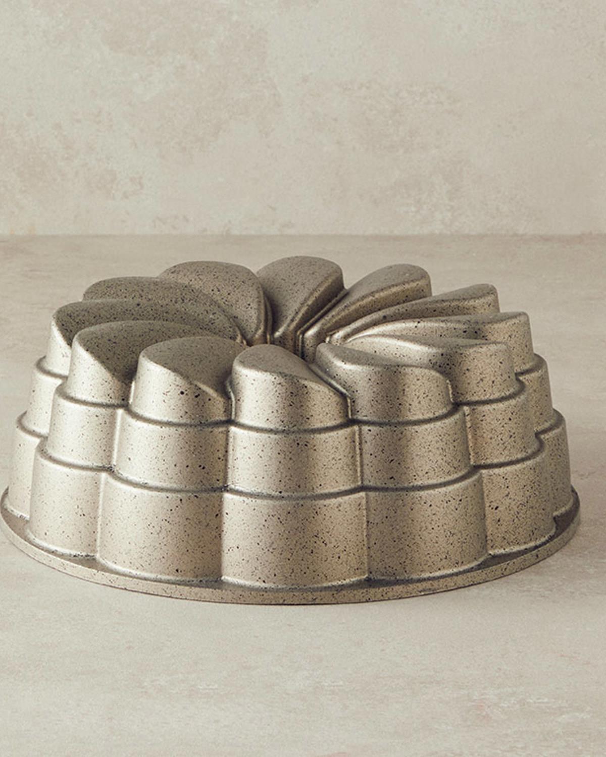 Patisserie Frezya Alüminyum Döküm Kek Kalıbı Gold-Silver