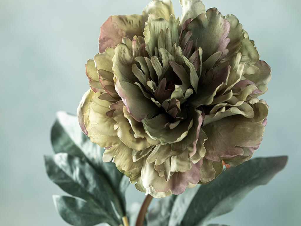Peony Dream Tek Dal Yapay Çiçek Yeşil
