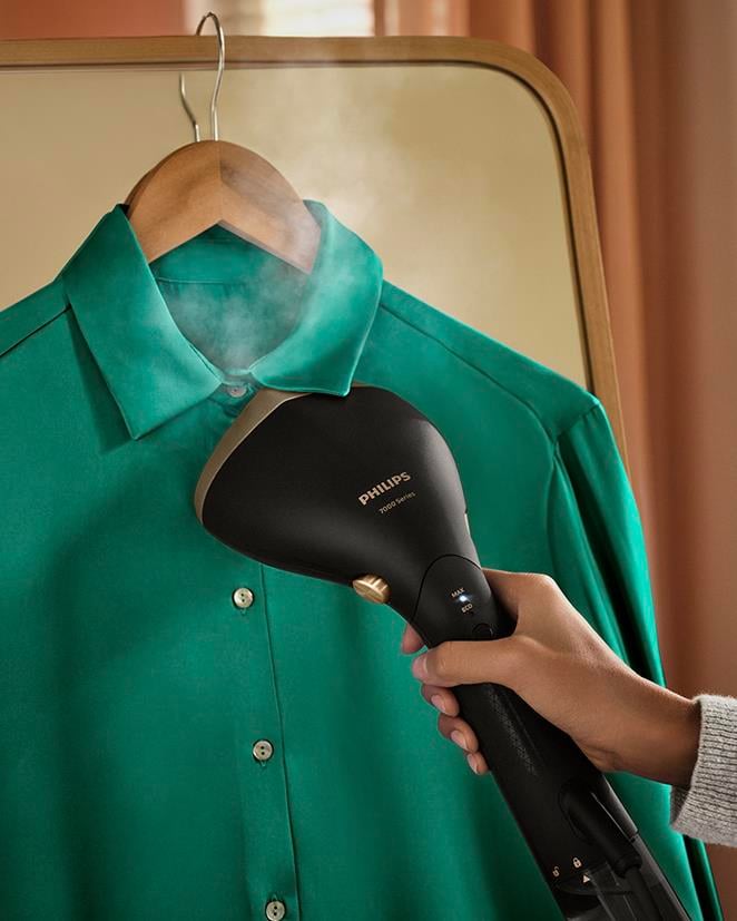 Philips 7000 Serisi STH7060/80 Taşınabilir Buharlı Düzleştirici Siyah