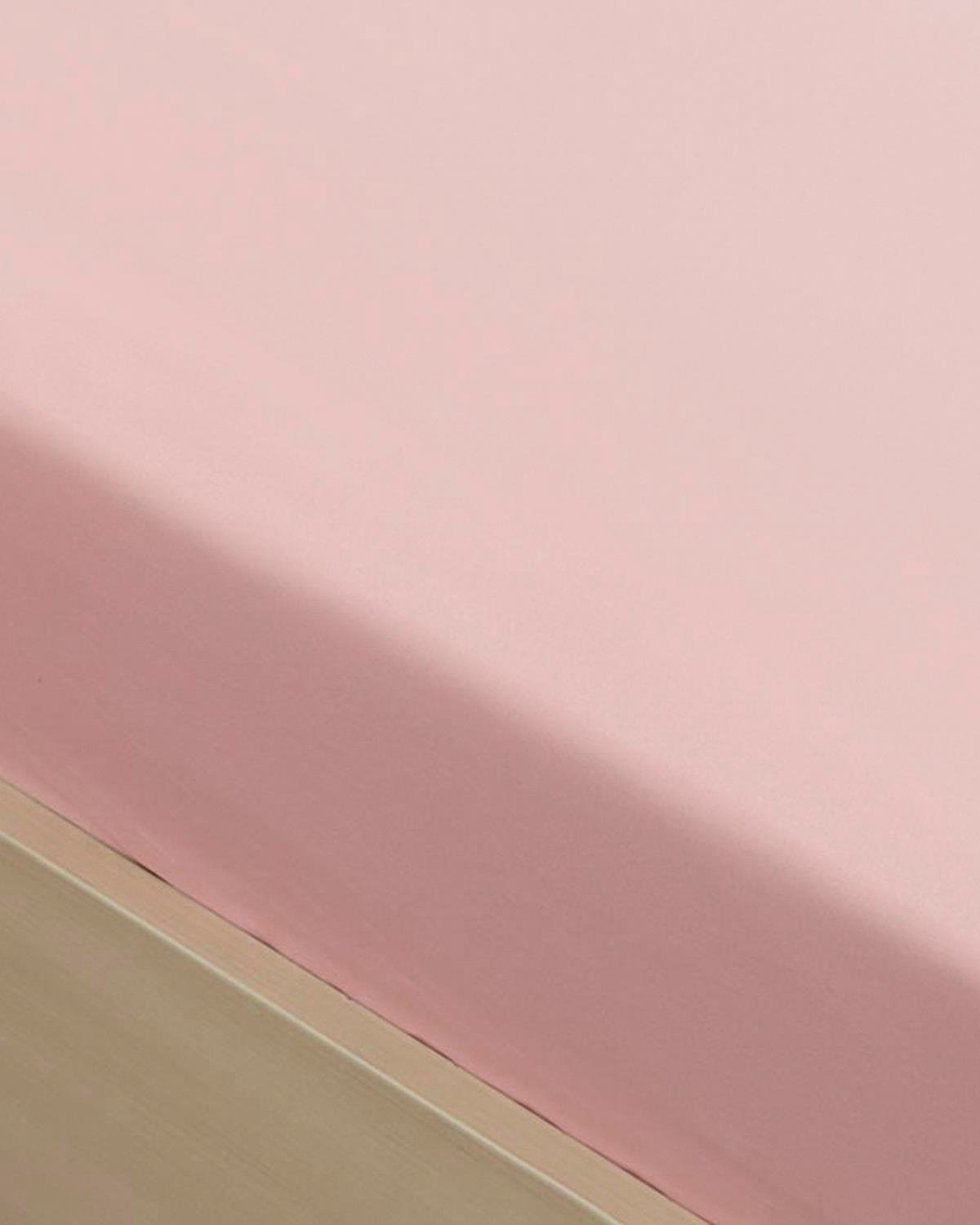 Plain Pamuklu Çift Kişilik Çarşaf 240x260 cm Şeker Pembe