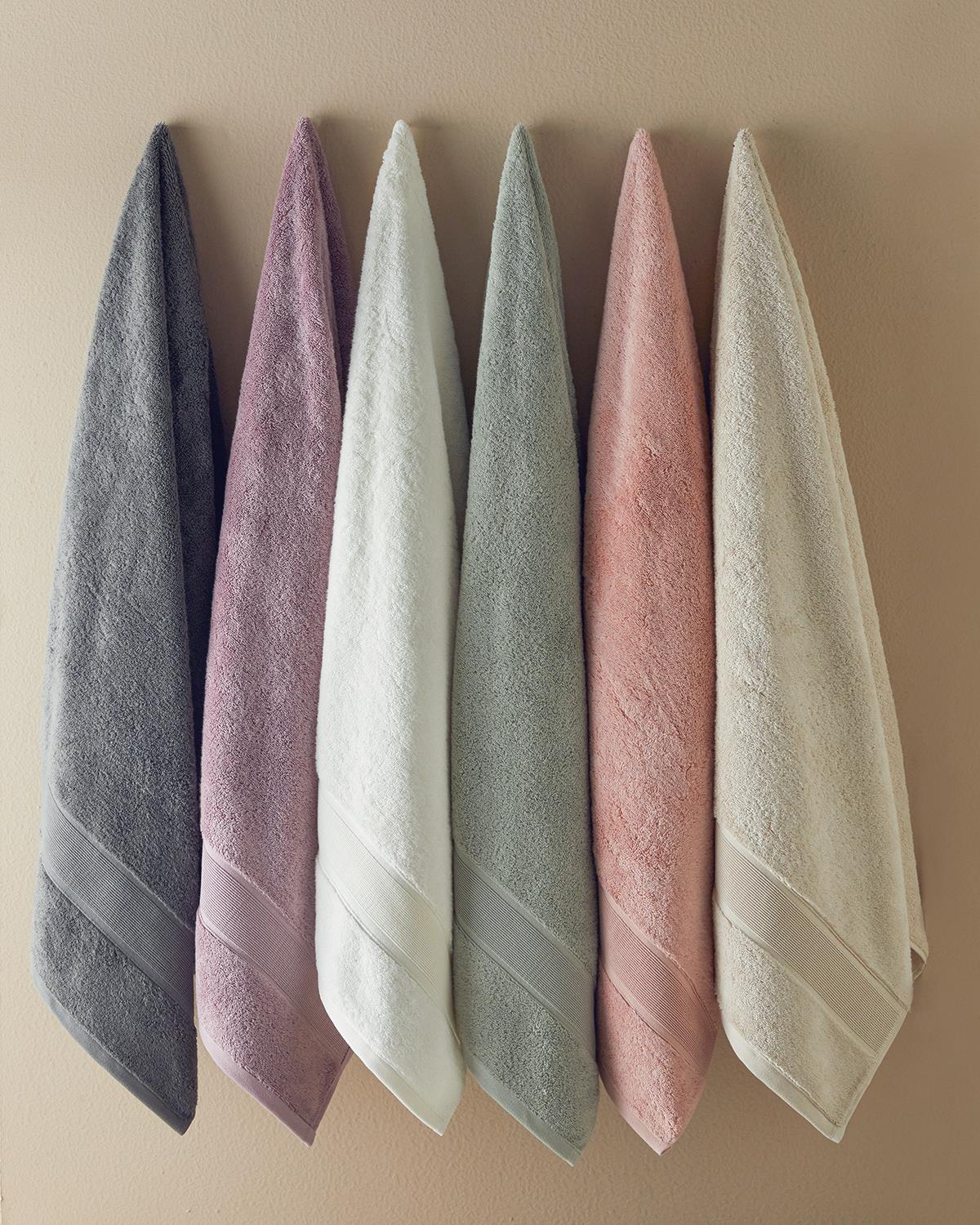 Poffy Soft-Premium Pamuklu Banyo Havlusu Pembe