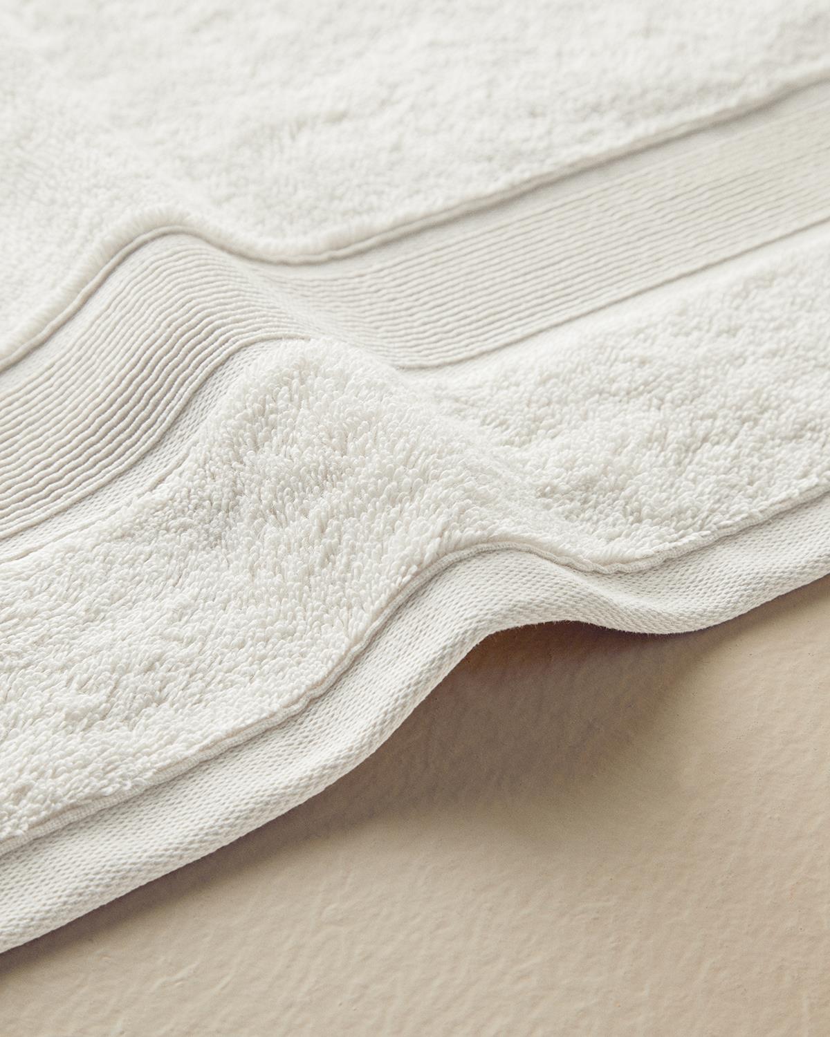 Poffy Soft-Premium Pamuklu Yüz Havlusu Ekru