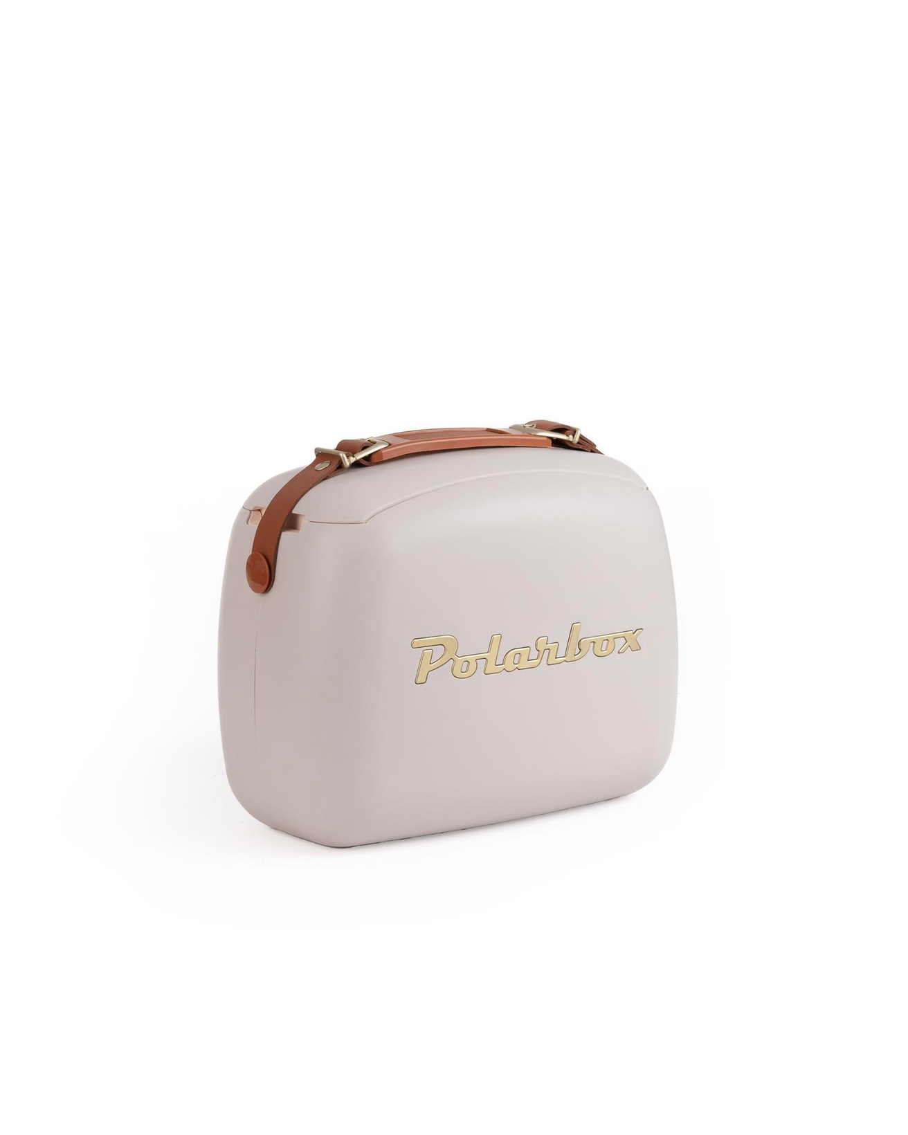 Polarbox Deri Kayışlı Soğuk ve Sıcak Saklama Termosu 6L Pudra – Gold