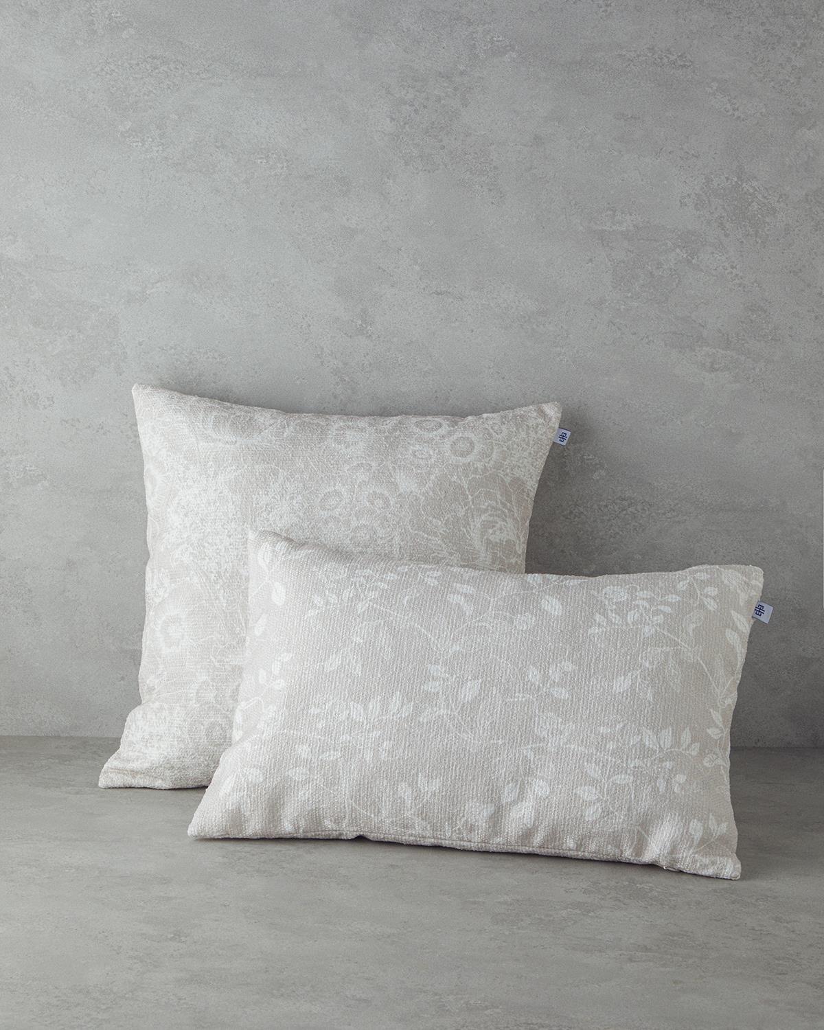 Polline Dekoratif Kırlent 45x45 cm Ekru