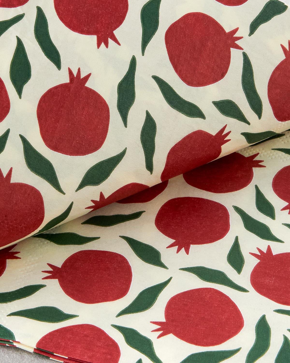 Pomberry Kağıt 20'li Kağıt Peçete 33x33 cm Kırmızı