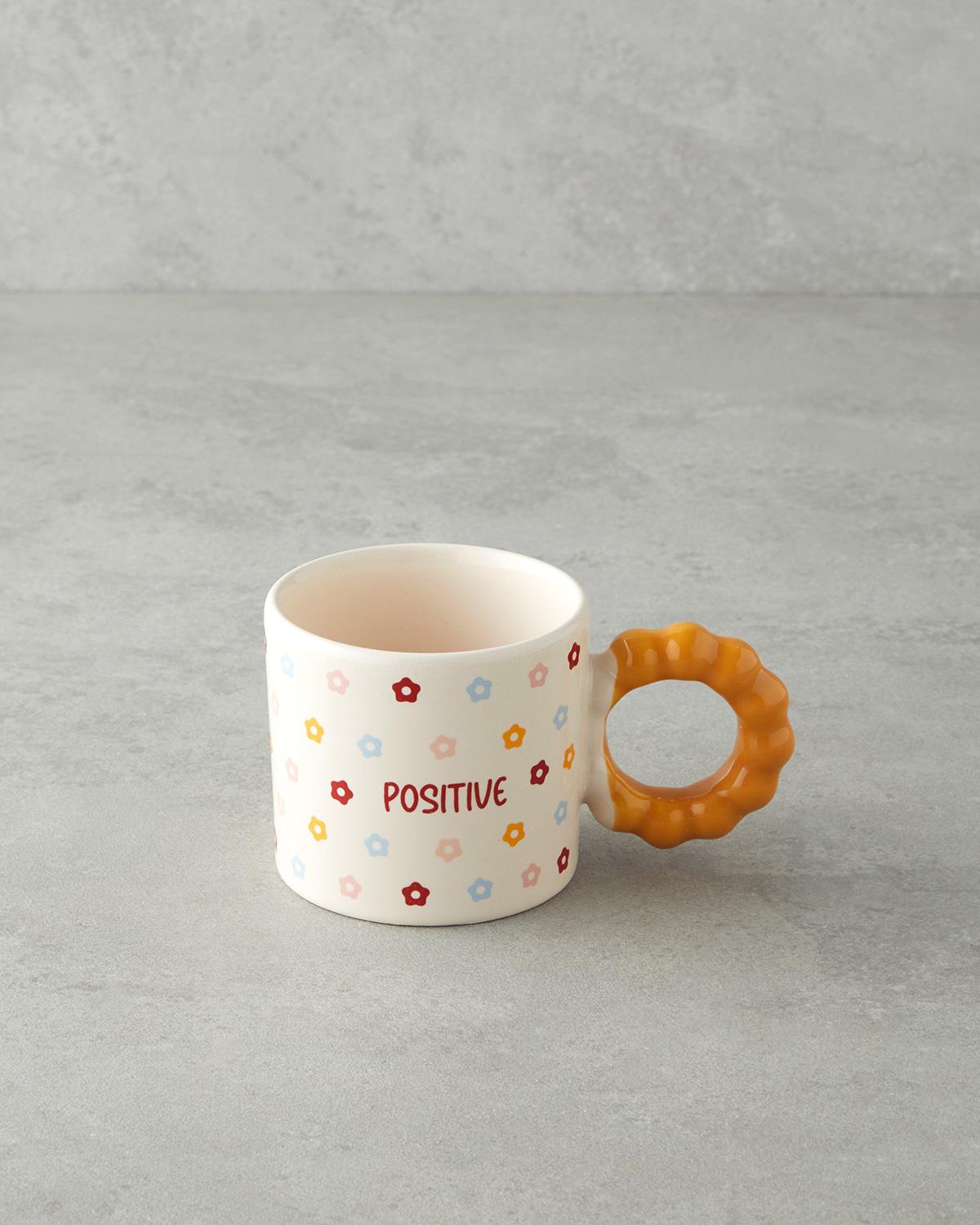Positive Seramik Kupa 260 ml Renkli