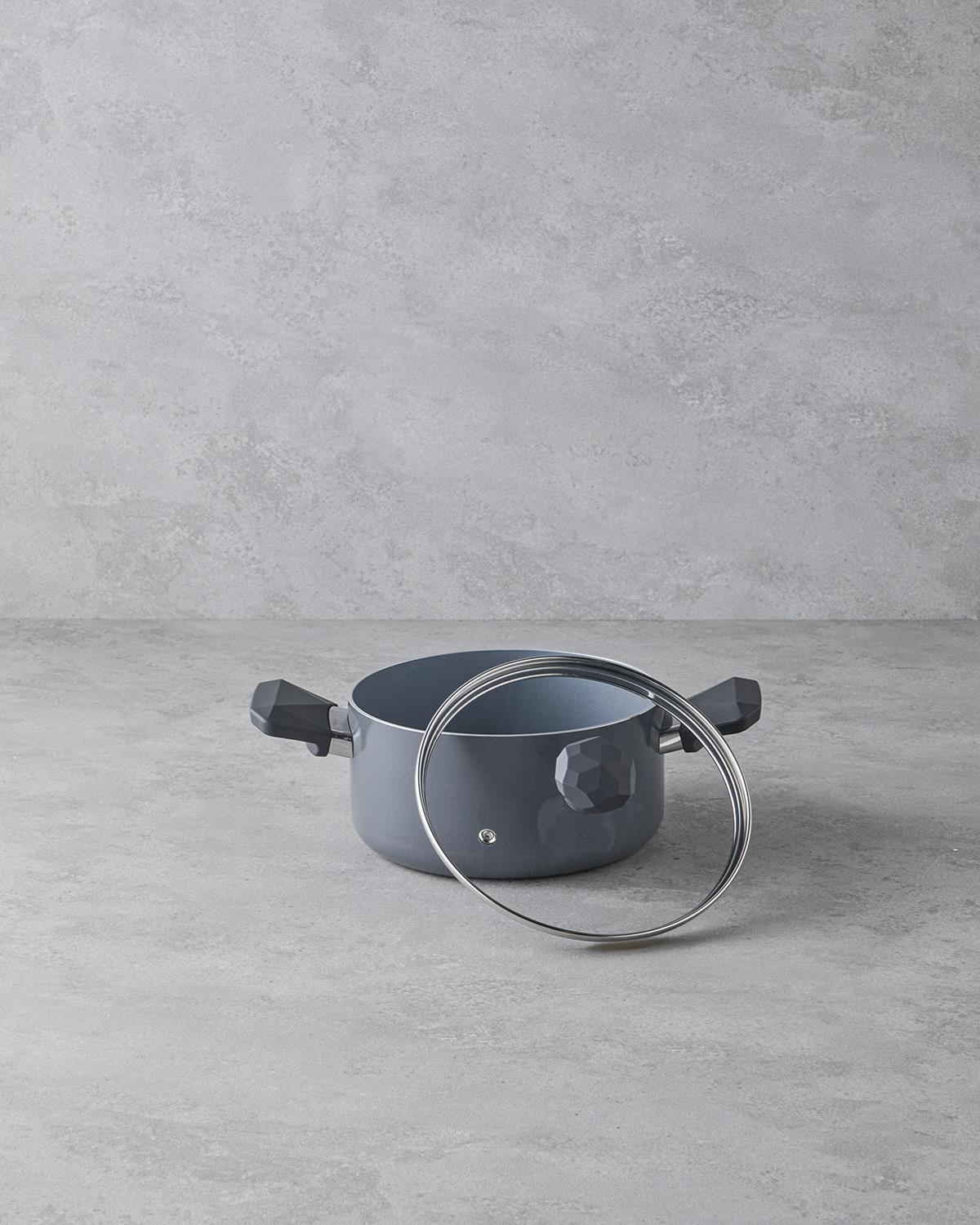 Prego CeraWell Tencere 20 cm Gri