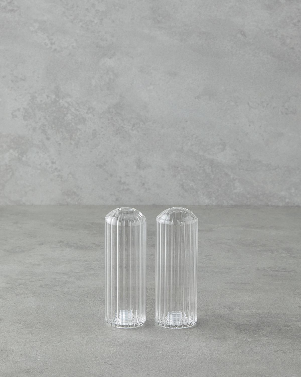 Pulse Cam 2'li Tuzluk - Biberlik 11x3,5 cm Şeffaf