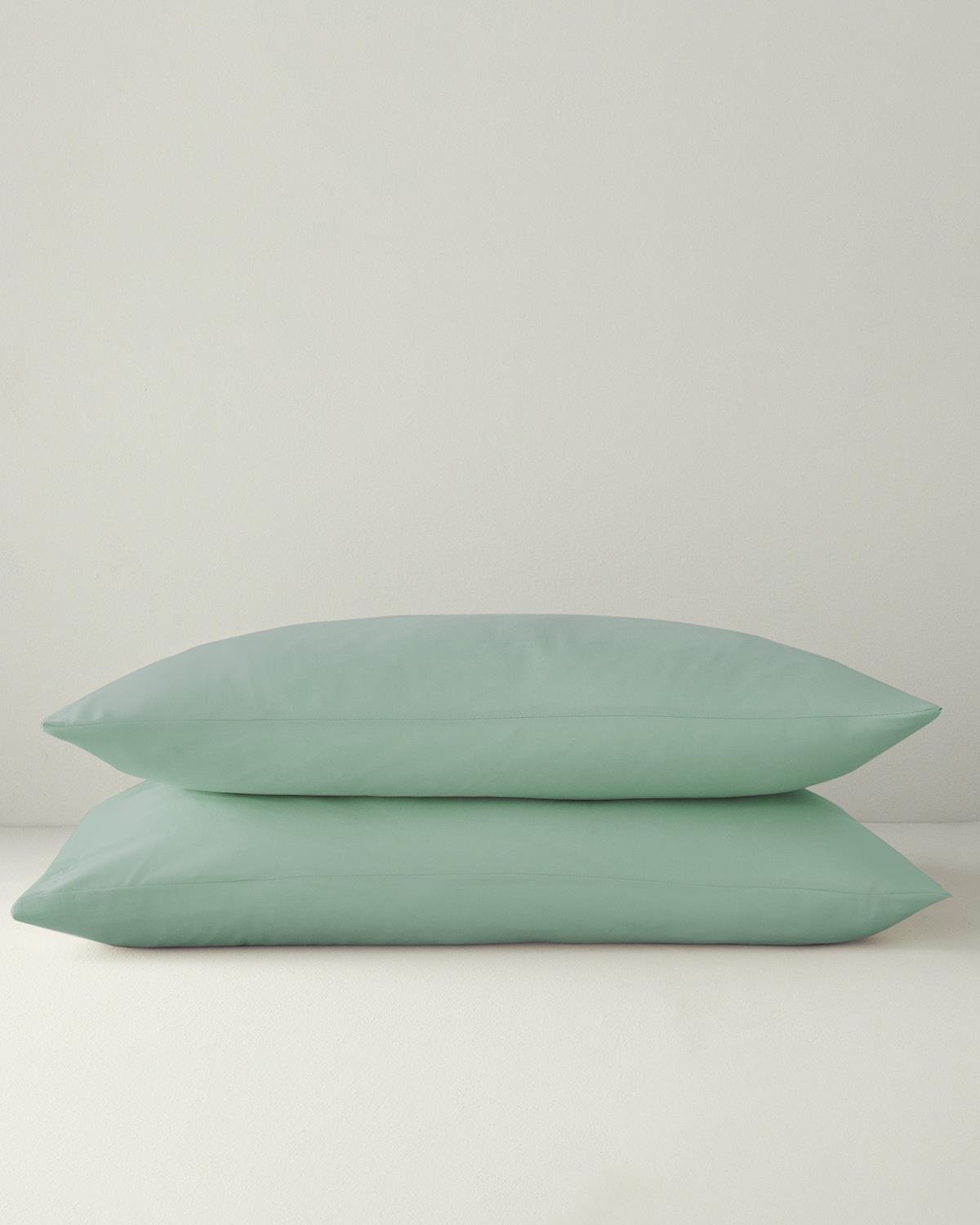 Pure Pamuklu 2'li Yastık Kılıfı 50x70 cm Çağla Yeşili