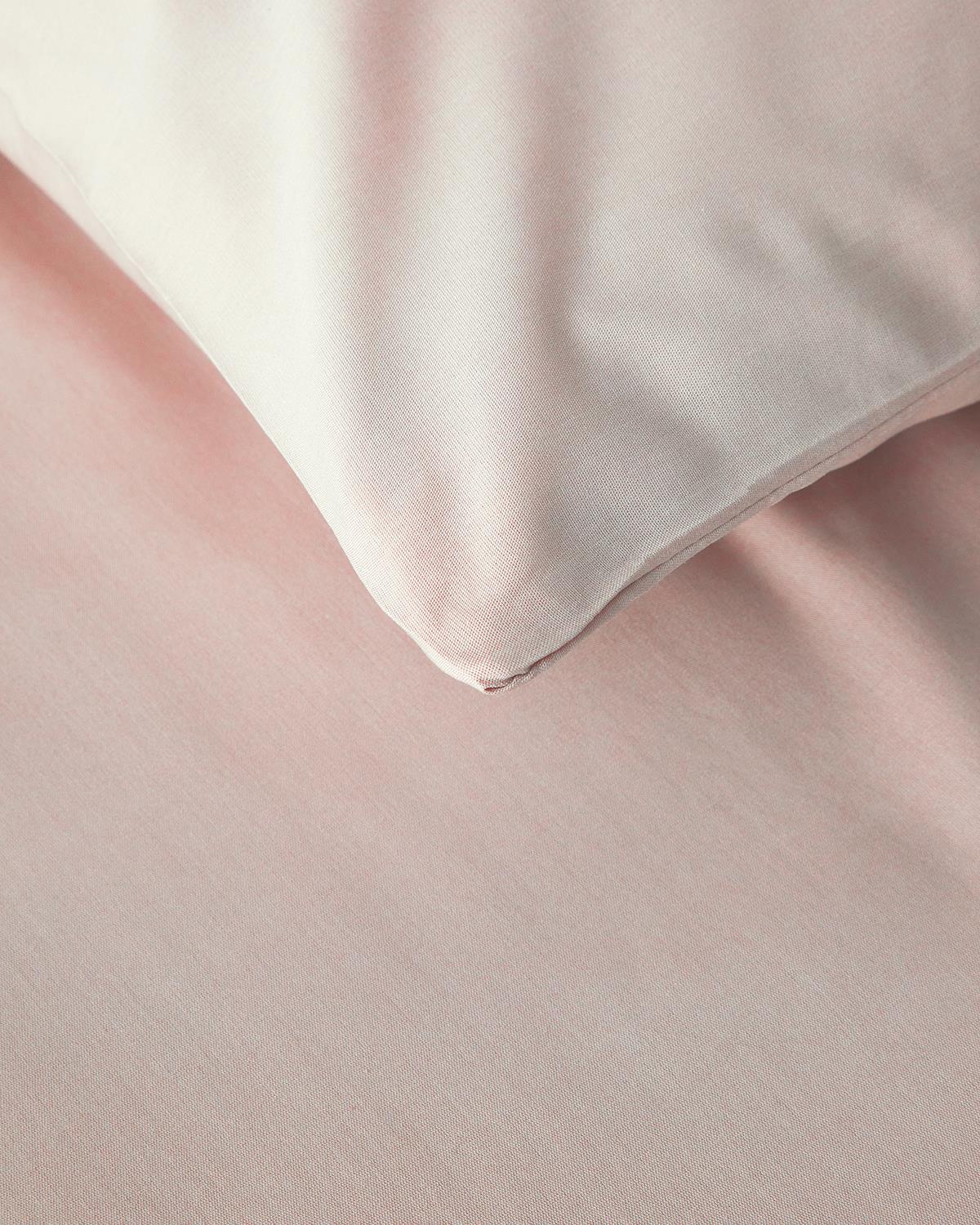 Pure Pamuklu Çift Kişilik Nevresim 200x220 cm Toz Pembe