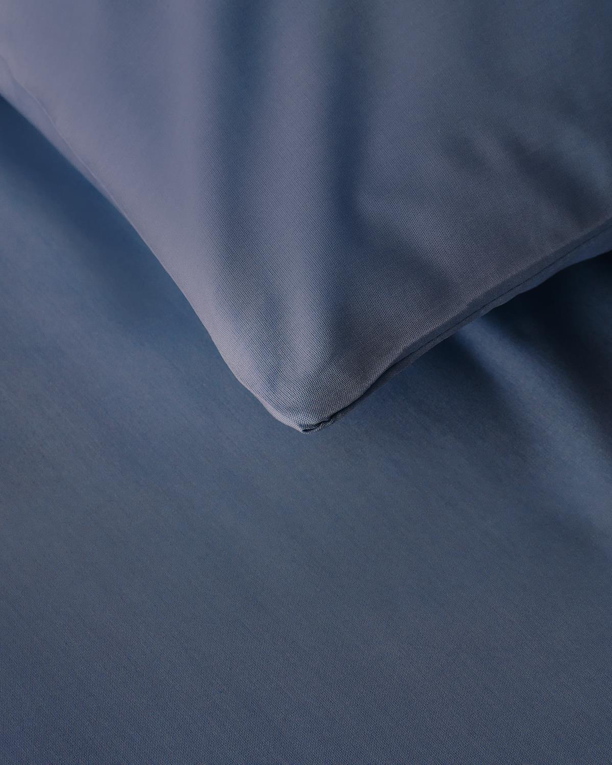 Pure Pamuklu King Size Nevresim 240x220 cm Gece Mavisi