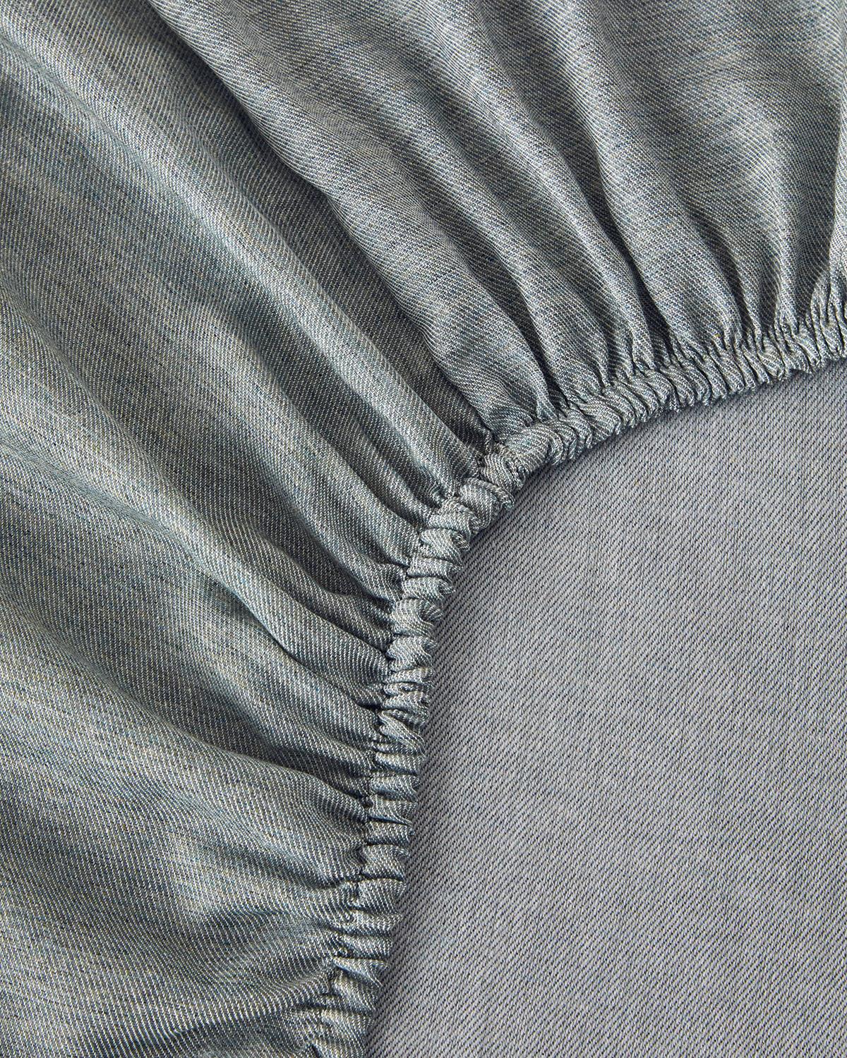 Pure Stripe İpliği Boyalı Tek Kişilik Nevresim Takımı 160x220 cm Yeşil