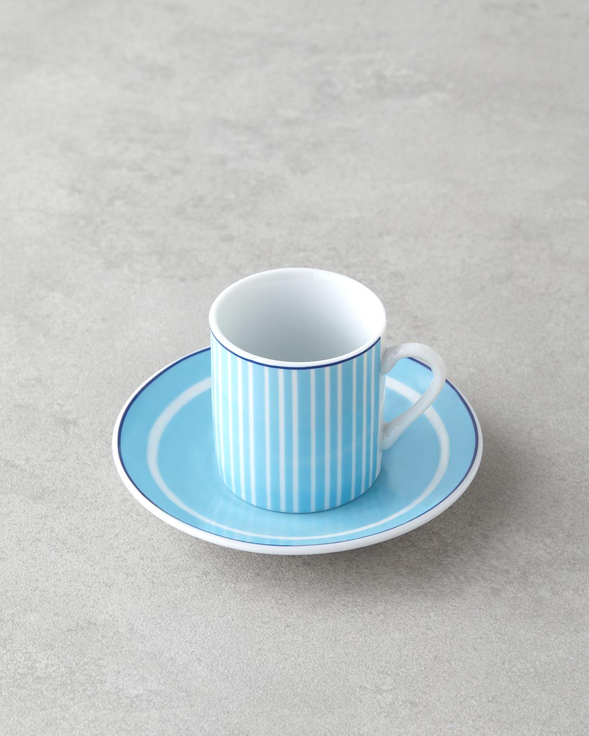 Rapture Porselen 4 Parça 2 Kişilik Kahve Fincan Takımı 80 ml Mavi