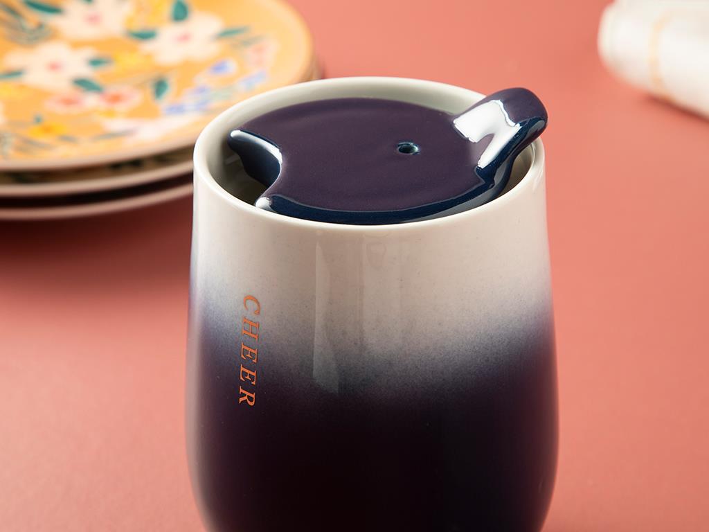 Real Cheer New Bone Çift Cidarlı Travel Mug Mavi