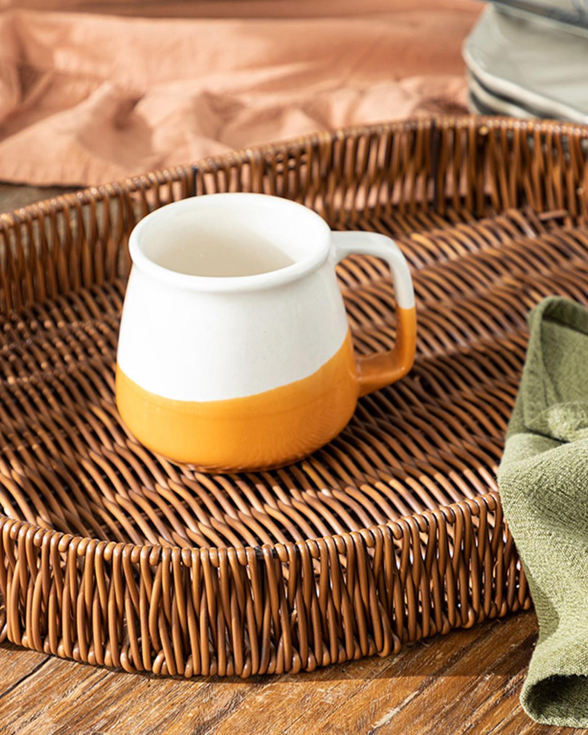 Regina Rattan Tepsi Kahve