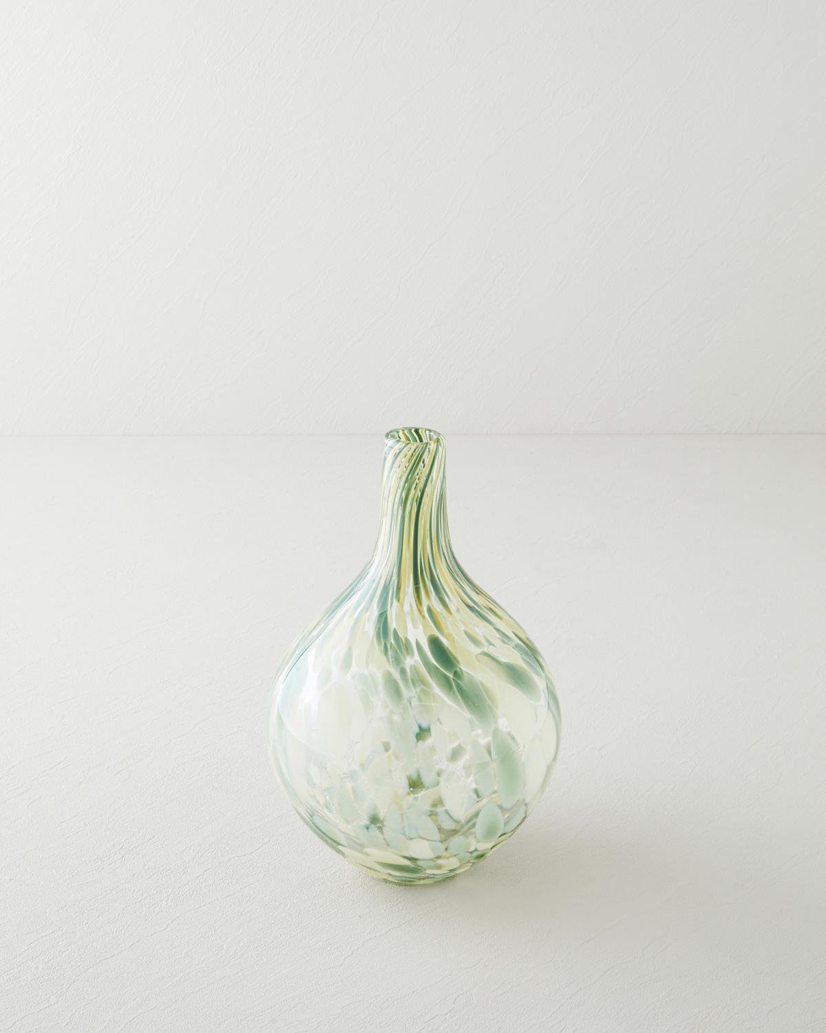 Renita Cam Vazo 22 cm Yağ Yeşili