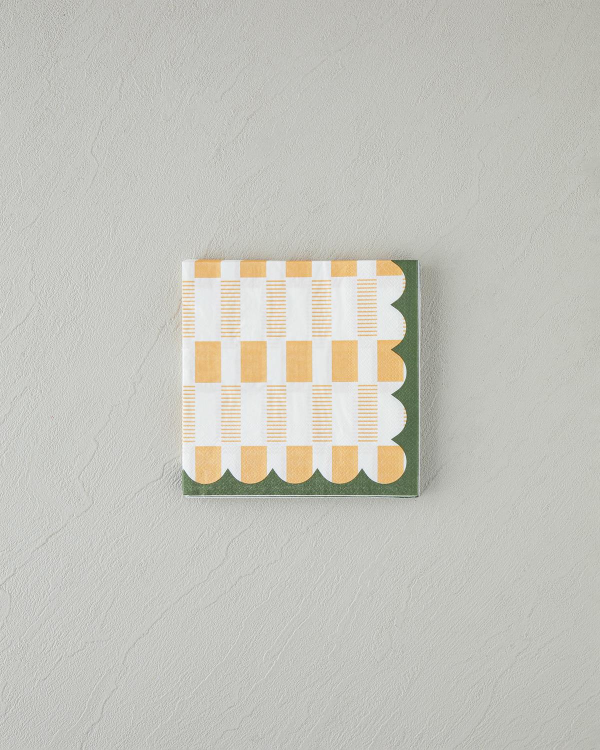 Retro Art Kağıt 20'li Kağıt Peçete 33x33 cm Sarı