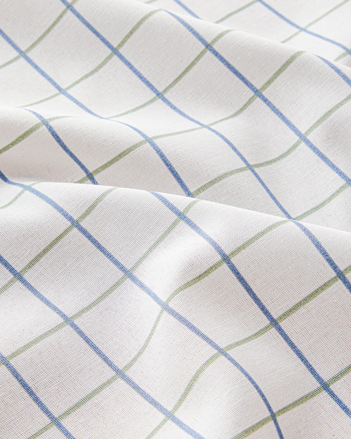 Retro Chic Polycotton Masa Örtüsü 150x200 cm Beyaz - Mavi
