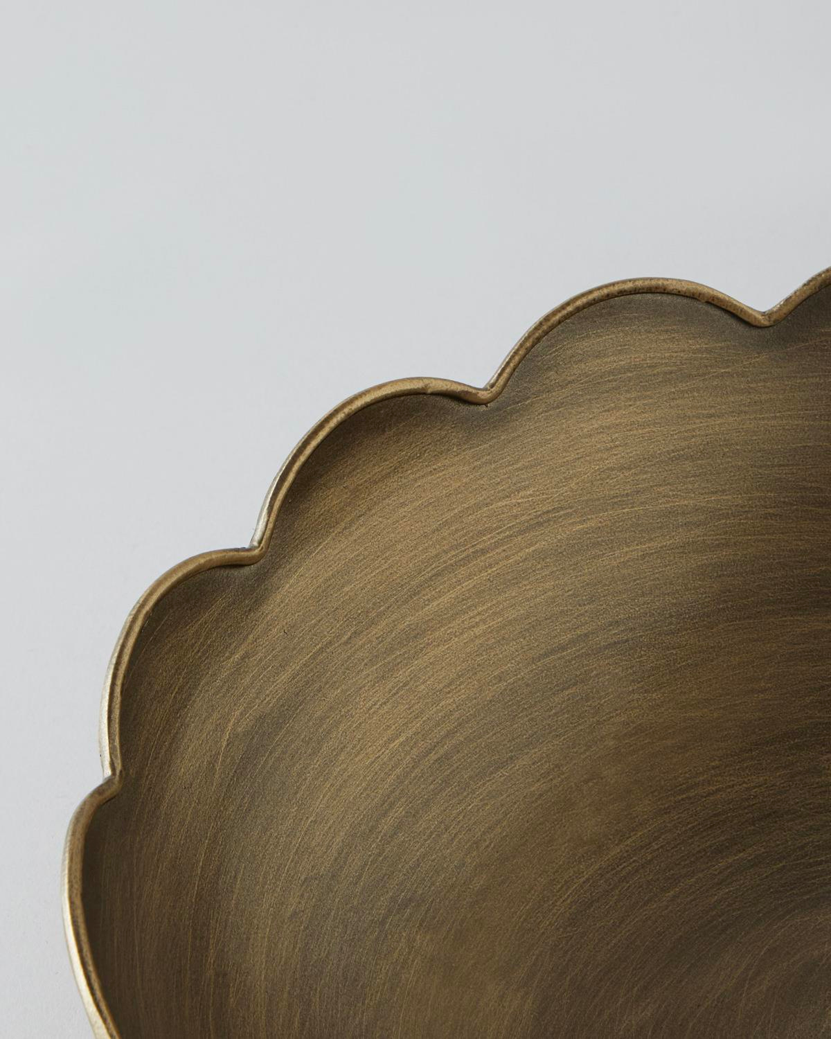 Rila Dekoratif Kase 29x29x11,5 cm Bronz