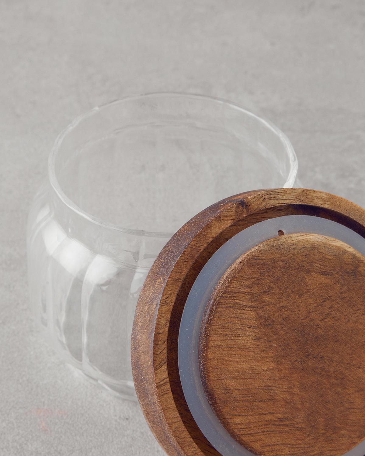 Roche Borosilikat Kavanoz 300 ml Kahve