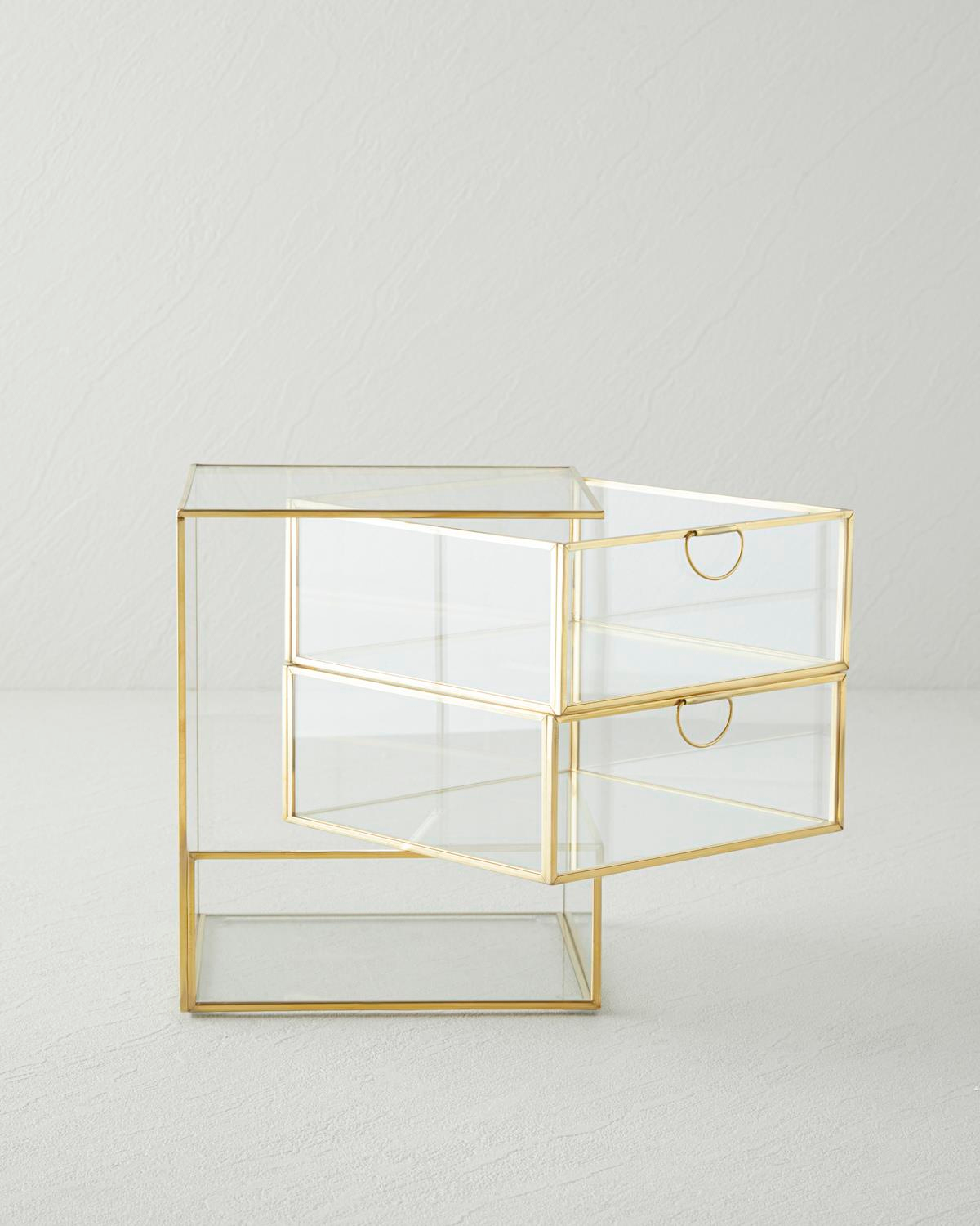 Roese Dekoratif Kutu 15x15x18 cm Gold