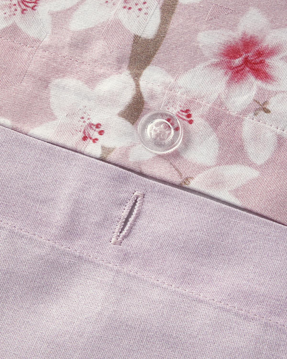 Sakura Komorebi King Size Nevresim Takımı Pembe