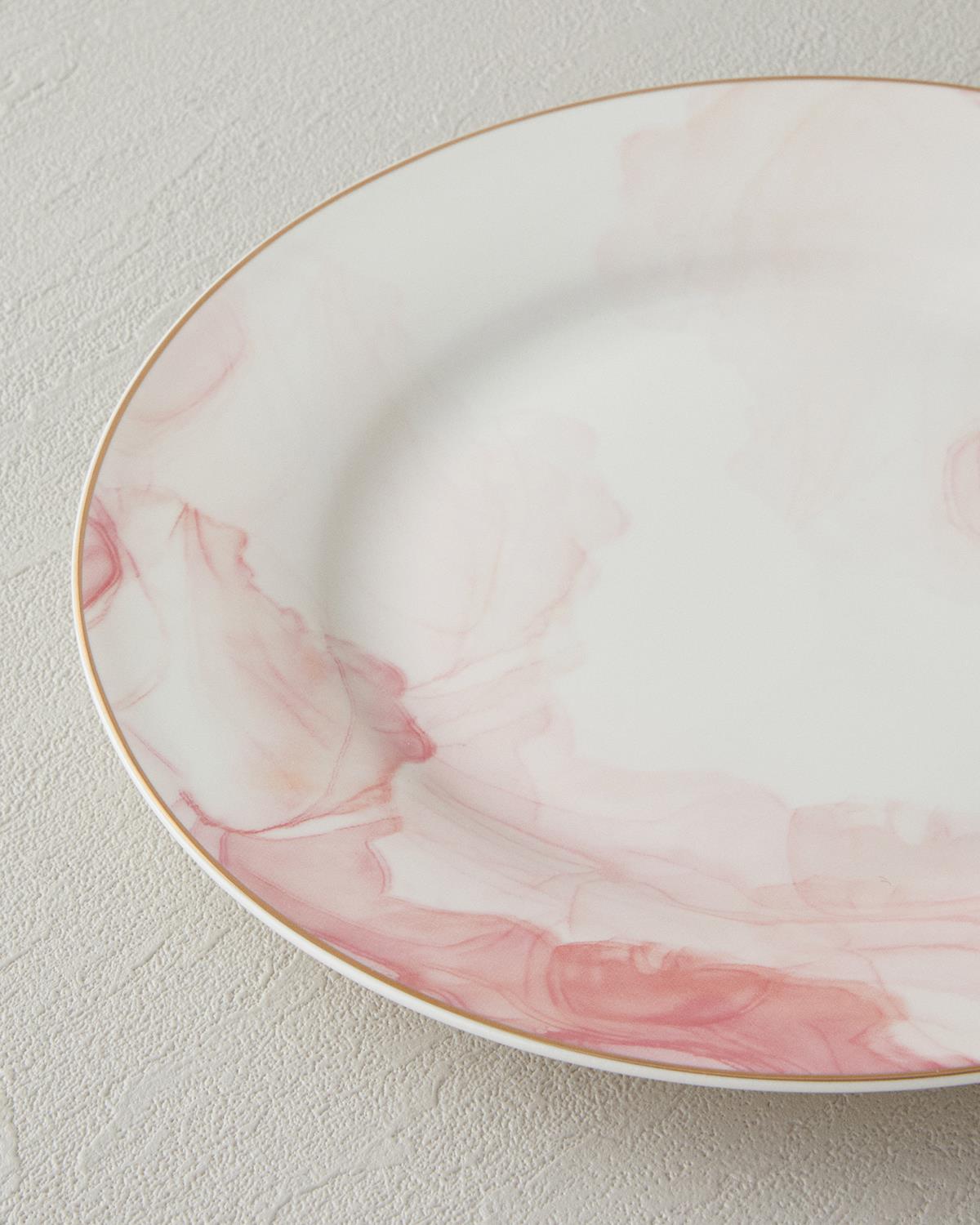 Sakura World New Bone China Pasta Tabağı Açık Pembe