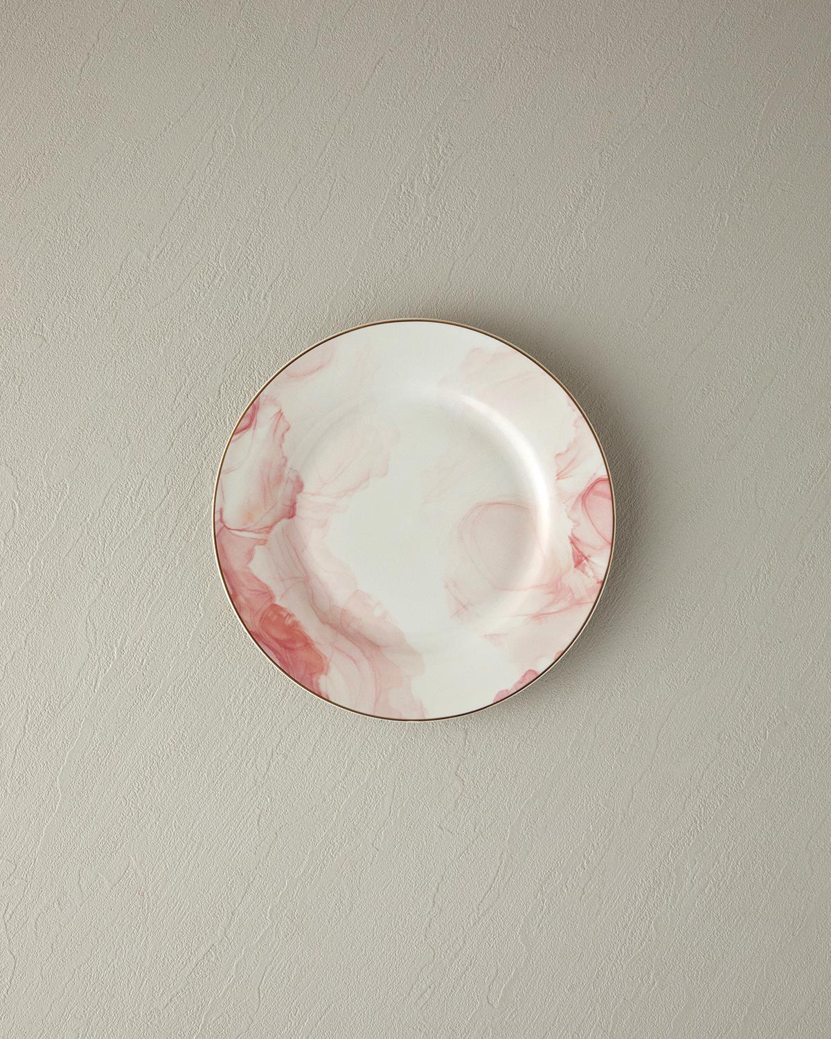 Sakura World New Bone China Pasta Tabağı Açık Pembe