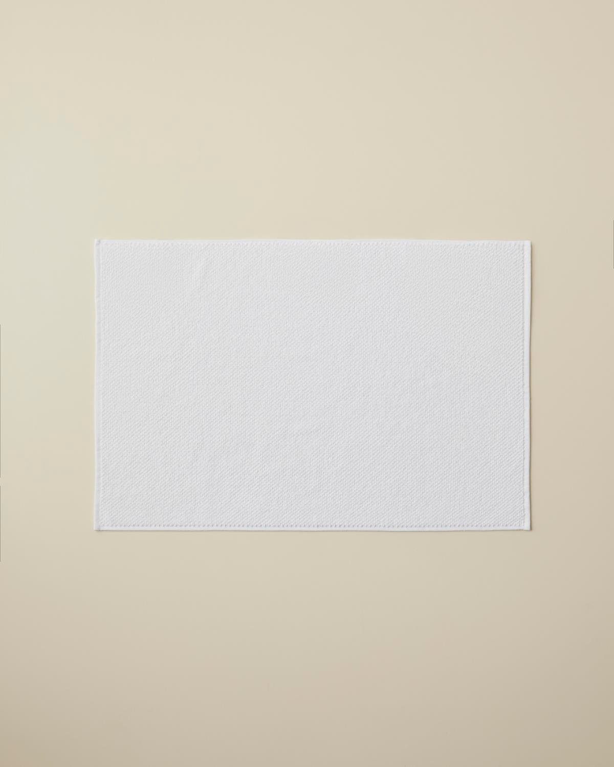 Sandy Stripe Pamuk Ayak Havlusu 50x70 cm Beyaz