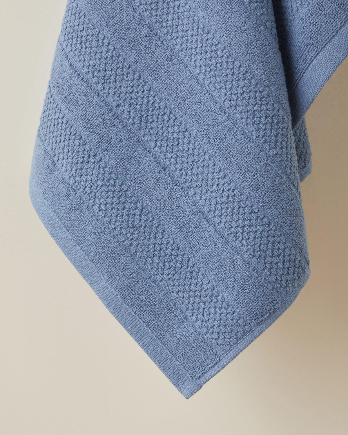 Sandy Stripe Pamuk Yüz Havlusu 50x80 cm Lacivert