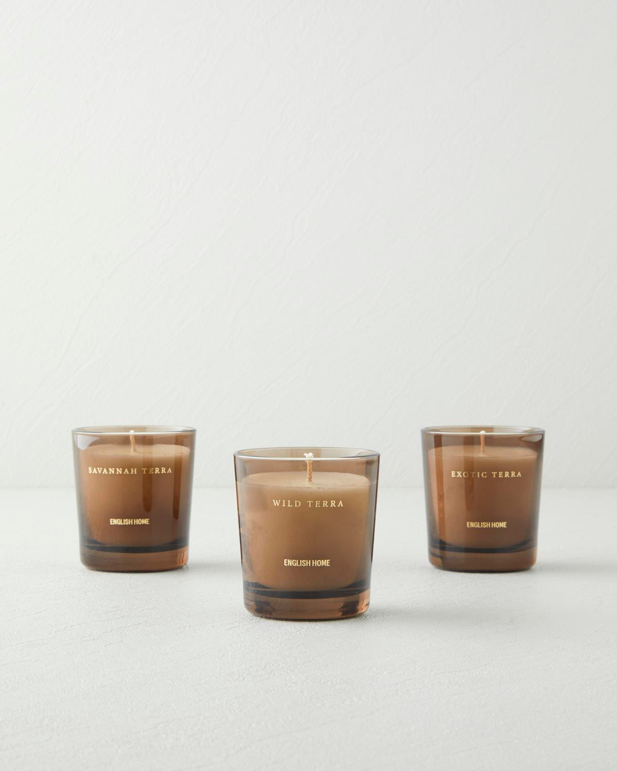 Savannah Terra Kokulu Mum 120 gr Şeffaf