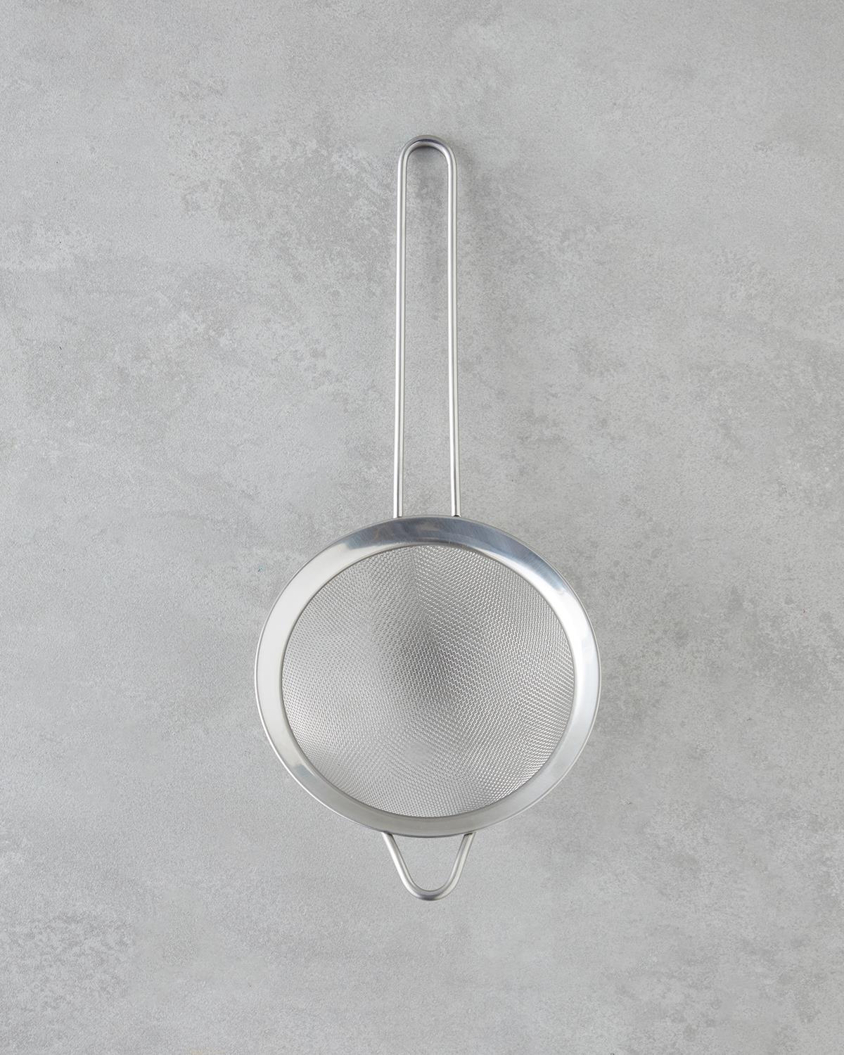 Scavri Paslanmaz Çelik Kevgır 14 cm Gri